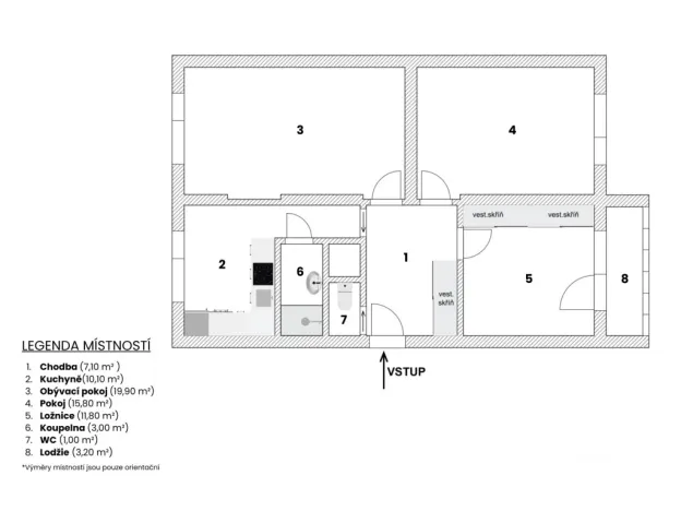 Prodej bytu 3+1, Tišnov, Hornická, 73 m2