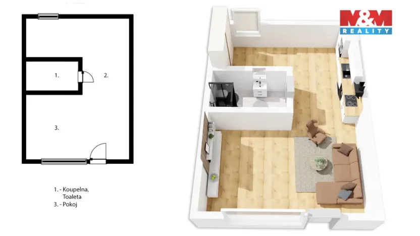 Prodej rodinného domu, Kladno - Švermov, Svojsíkova, 45 m2