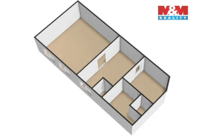 Prodej bytu 1+1, Ostrava - Hrabůvka, Heritesova, 52 m2