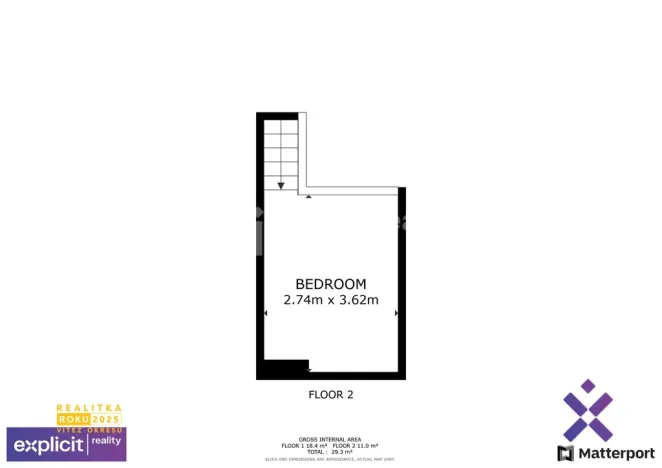 Pronájem bytu 1+kk, Zlín, Devadesátá, 35 m2