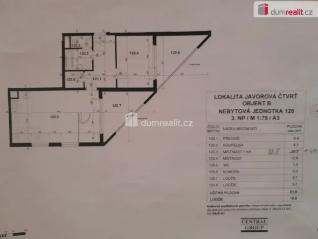 Pronájem bytu 2+kk, Praha - Horní Měcholupy, Modenská, 81 m2
