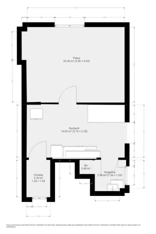 Pronájem bytu 1+1, Brno, Schovaná, 41 m2