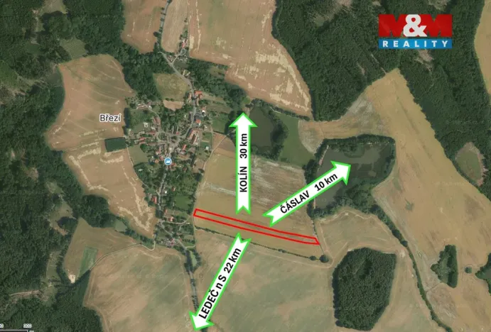 Prodej pole, Zbýšov - Březí, 11369 m2
