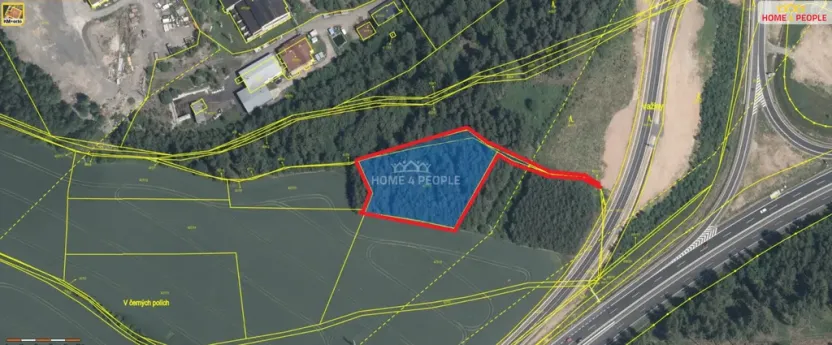 Prodej lesa, Háje, 4000 m2