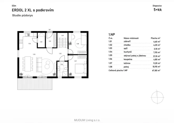 Prodej domu na klíč, Janovice, 129 m2
