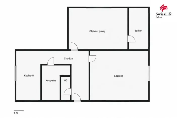 Prodej bytu 2+1, Jičín, Nám. V. Čtvrtka, 60 m2