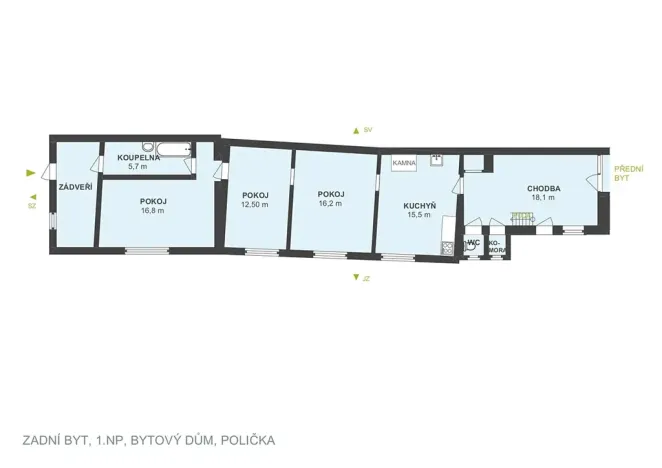 Prodej rodinného domu, Polička, Družstevní, 162 m2