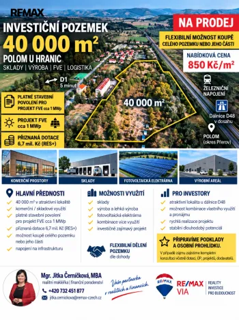 Prodej komerčního pozemku, Polom, 5000 m2