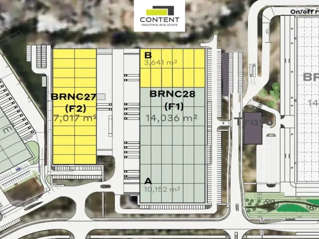 Pronájem skladu, Brno - Černovice, Vlastimila Pecha, 3641 m2