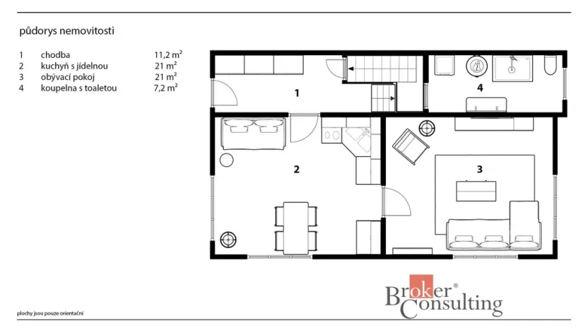 Prodej rodinného domu, Horní Bradlo - Dolní Bradlo, 120 m2