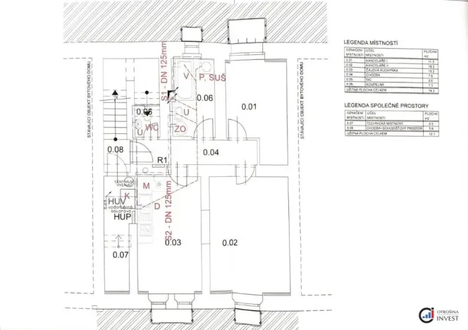 Prodej bytu 2+1, Pardubice, Češkova, 64 m2