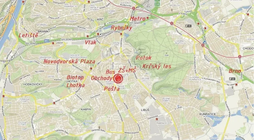 Prodej bytu 3+kk, Praha - Krč, V Štíhlách, 55 m2