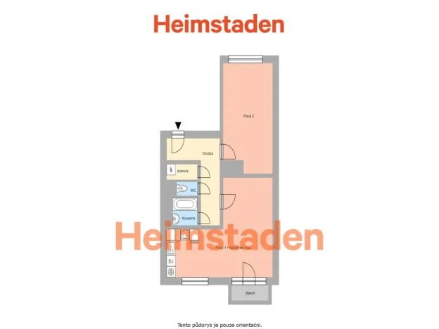 Pronájem bytu 2+kk, Ostrava - Mariánské Hory, Zelená, 67 m2
