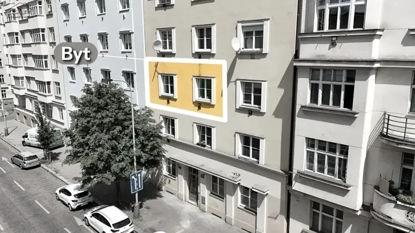Prodej bytu 2+1, Praha - Vinohrady, Boleslavská, 65 m2