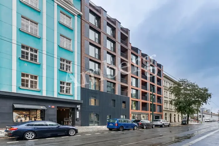 Pronájem bytu 1+kk, Praha - Karlín, Sokolovská, 28 m2