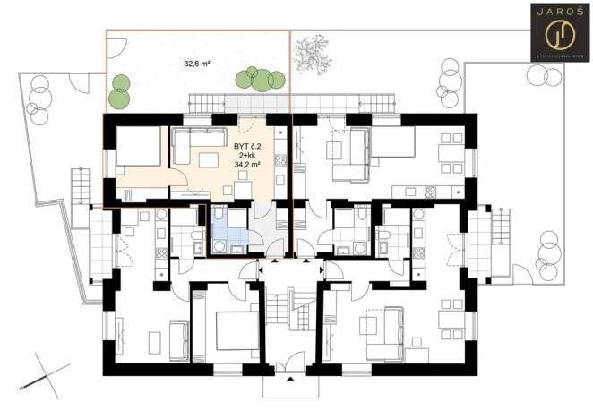 Prodej bytu 2+kk, Kladno, Dvorská, 34 m2