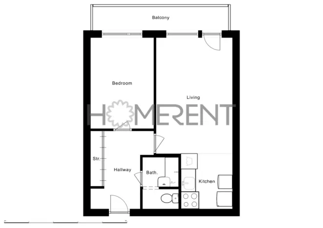 Prodej bytu 2+kk, Praha - Střížkov, Teplická, 39 m2