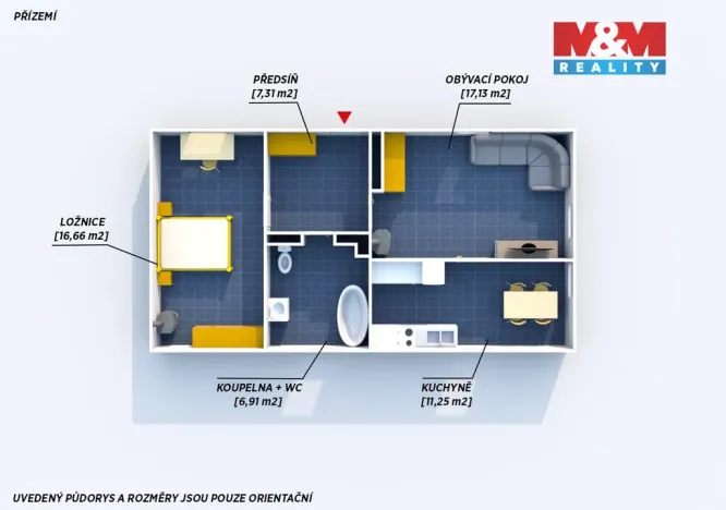 Prodej rodinného domu, Zruč-Senec - Zruč, Zlatá, 83 m2