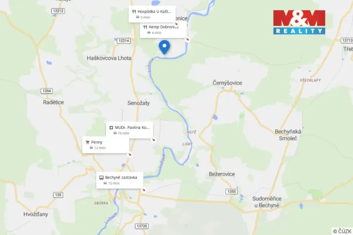 Prodej chaty, Dobronice u Bechyně, 55 m2