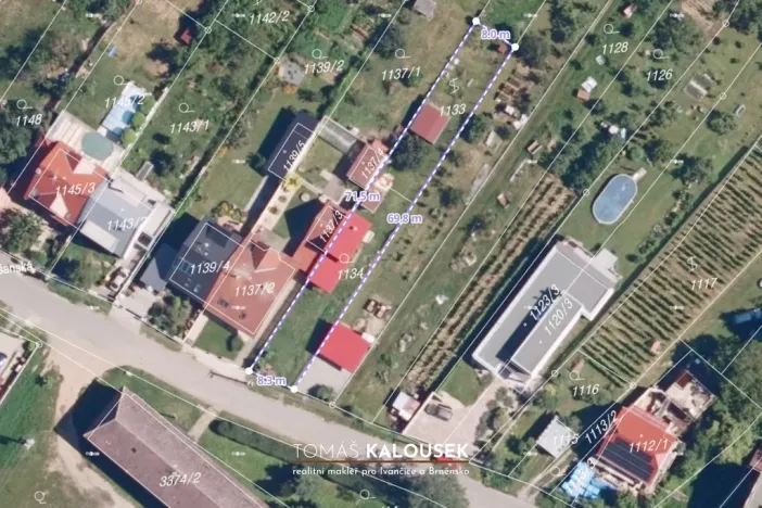 Prodej pozemku pro bydlení, Dolní Kounice, 570 m2