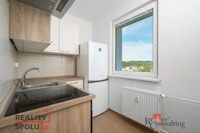 Pronájem bytu 1+1, Jablonec nad Nisou - Mšeno nad Nisou, F. L. Čelakovského, 36 m2