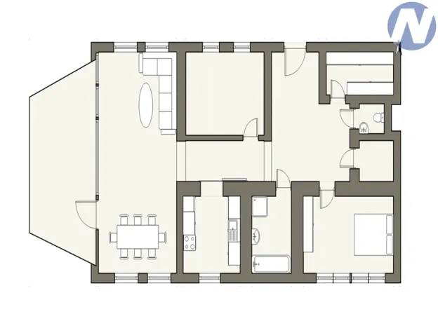 Pronájem bytu 3+1, Písek, Čechova, 110 m2