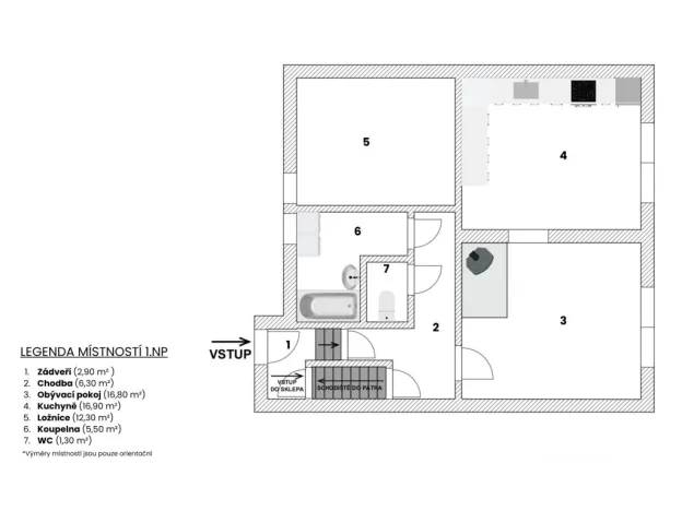Prodej rodinného domu, Staré Město, Metodějova, 87 m2