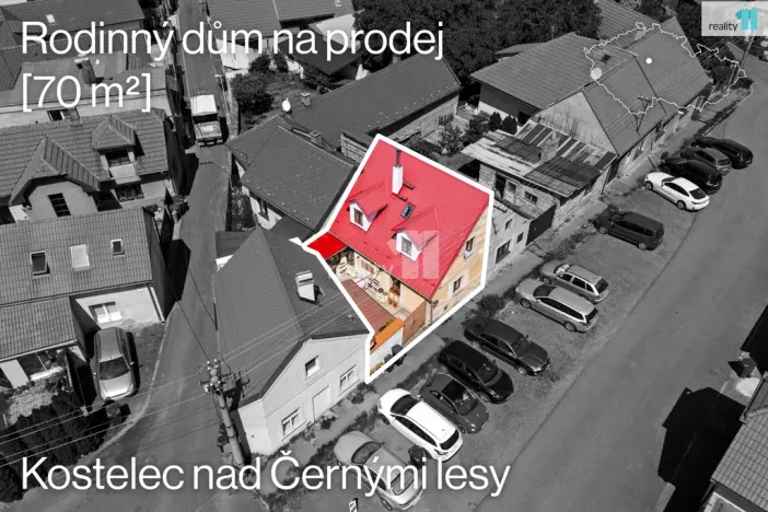 Prodej rodinného domu, Kostelec nad Černými lesy - Kostelec nad Černými Lesy, Poustka, 56 m2