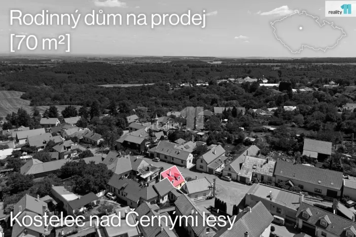 Prodej rodinného domu, Kostelec nad Černými lesy - Kostelec nad Černými Lesy, Poustka, 56 m2