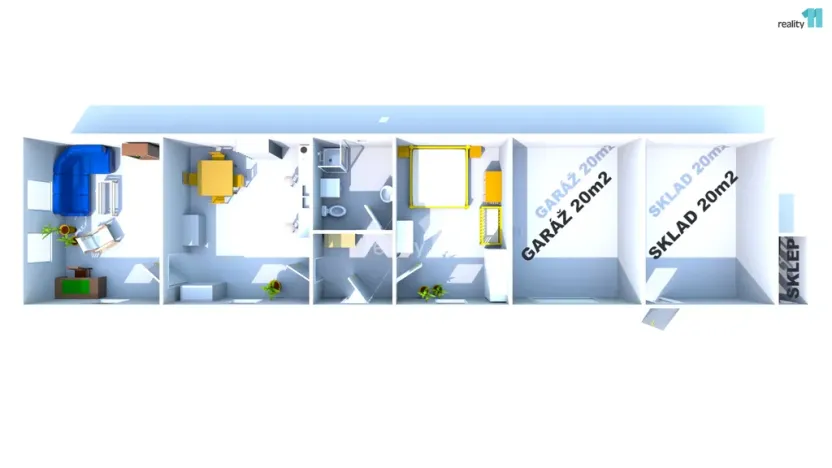 Prodej rodinného domu, Pečky - Velké Chvalovice, Pečecká, 75 m2