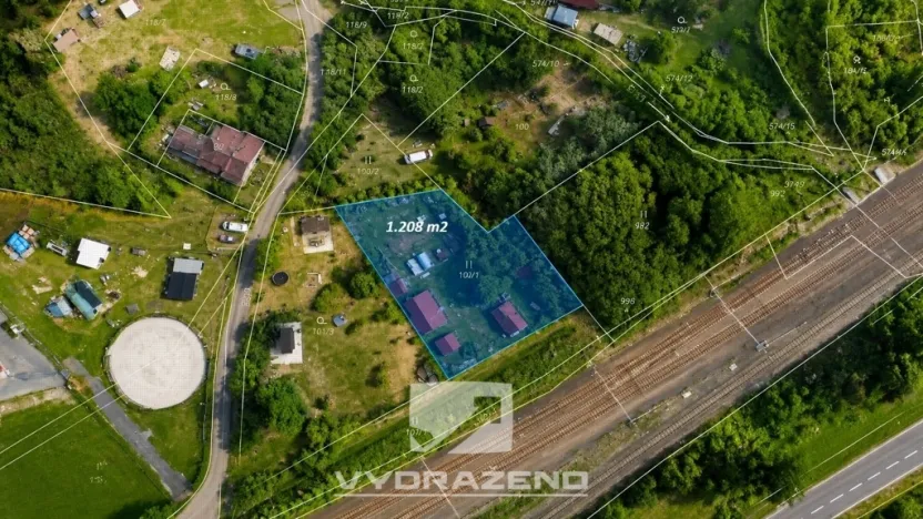 Prodej zahrady, Jeníkov, 1208 m2