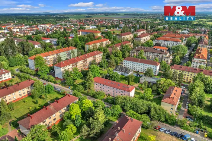 Pronájem bytu 2+1, Pardubice - Zelené Předměstí, Wolkerova, 48 m2