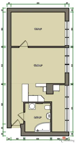 Prodej bytu 2+kk, Brno - Žabovřesky, Pod kaštany, 48 m2