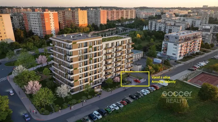 Pronájem garážového stání, Praha - Černý Most, Arnošta Valenty, 14 m2