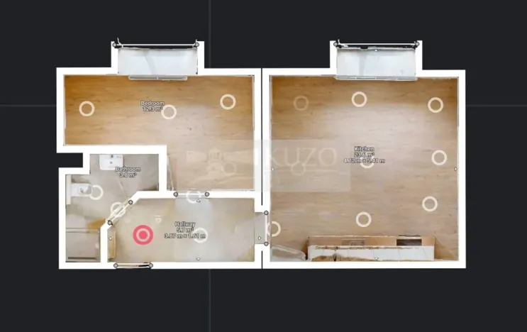 Pronájem bytu 2+kk, Příbram, Gen. R. Tesaříka, 46 m2