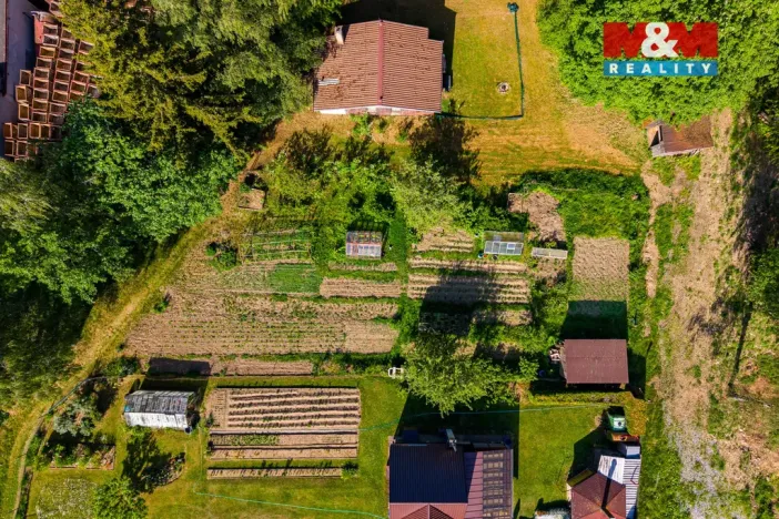 Prodej zahrady, Velhartice, 841 m2