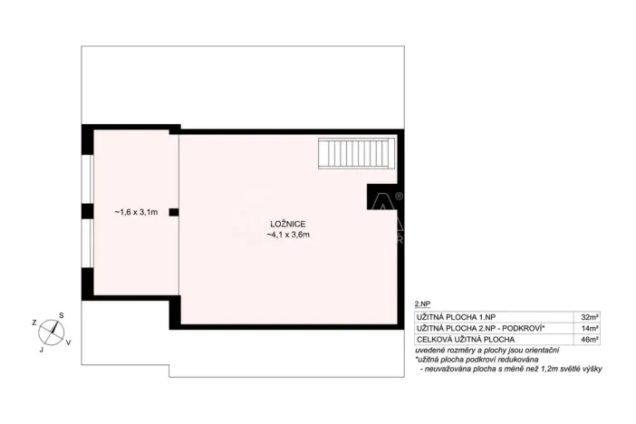 Prodej chaty, Vrcovice, 46 m2