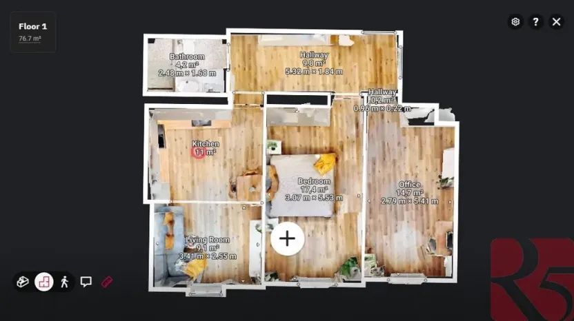 Prodej bytu 3+kk, Praha - Žižkov, Hartigova, 69 m2