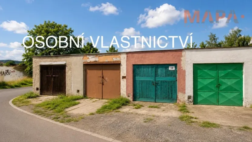 Prodej garáže, Jirkov, 21 m2