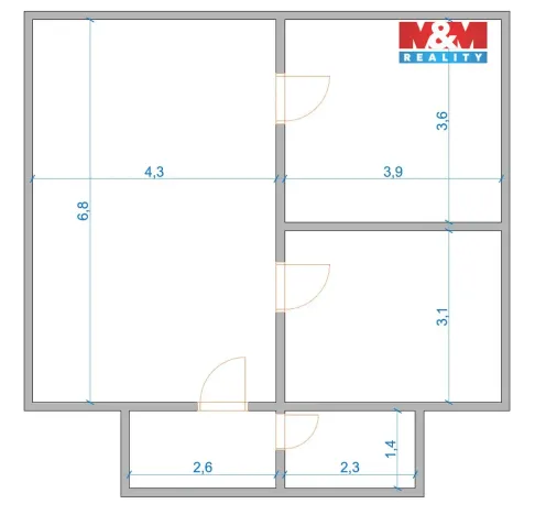 Prodej bytu 3+kk, Ostrava - Michálkovice, Vojtěšská, 69 m2