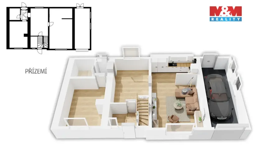 Prodej rodinného domu, Vodňany - Vodňany II, U Starých stodol, 132 m2