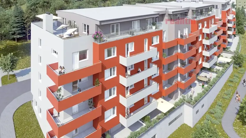 Pronájem bytu 1+kk, Brno, Chvalovka, 43 m2