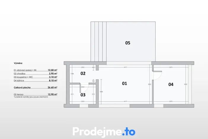 Prodej chaty, Jemnice - Louka, 27 m2