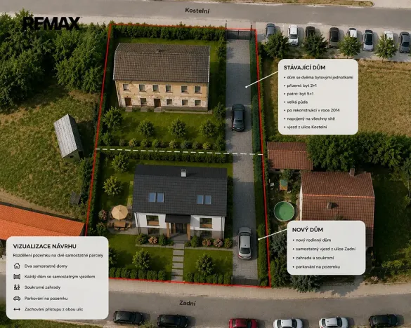Prodej rodinného domu, Kladruby, Kostelní, 200 m2