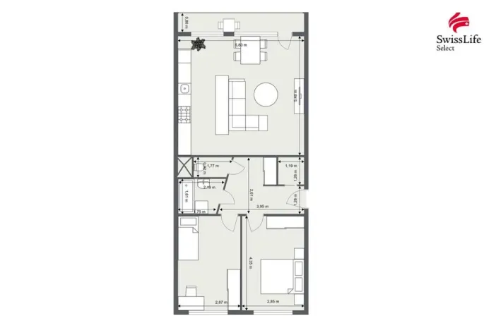 Prodej bytu 3+kk, Kladno, Mládežnická, 70 m2