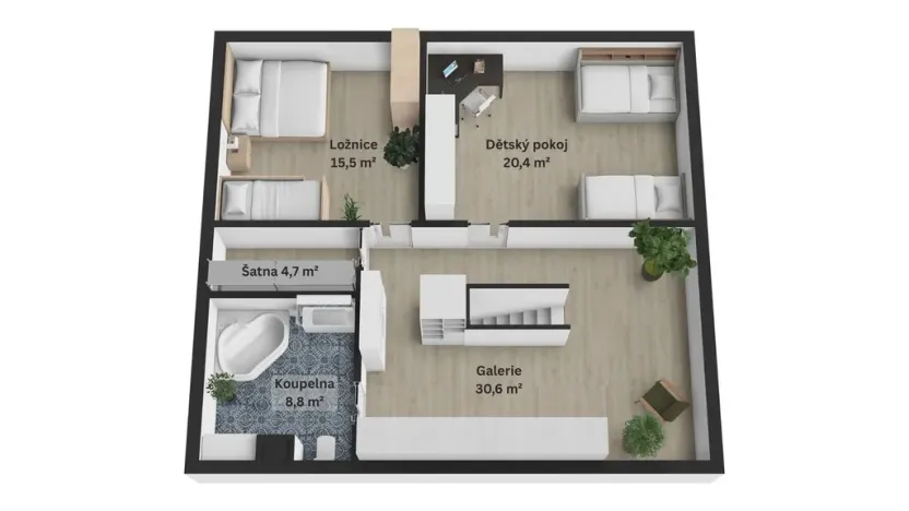 Prodej bytu 4+1, Modřice, Masarykova, 151 m2