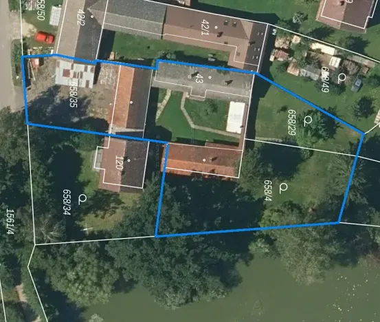 Prodej pozemku pro bydlení, Ústrašín, 1906 m2