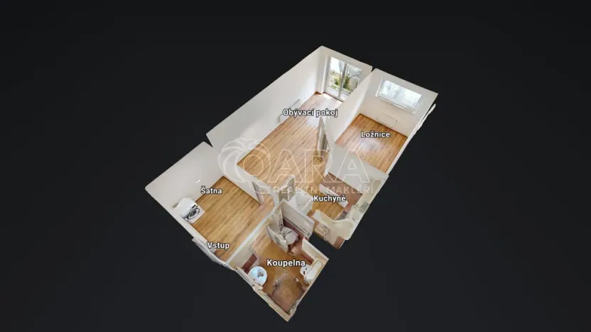 Pronájem bytu 2+kk, Hořovice, U Štěpánků, 51 m2