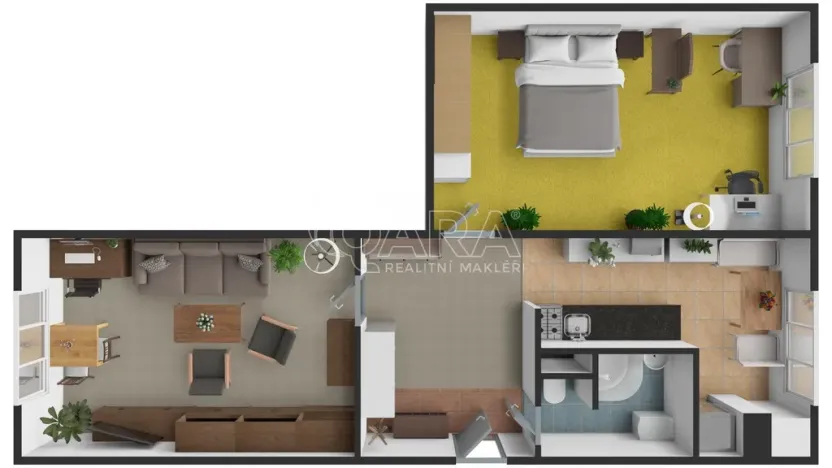 Prodej bytu 2+1, Třemošná, Sídliště, 62 m2