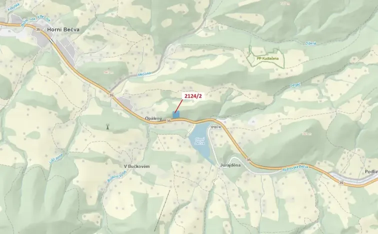 Dražba lesa, Horní Bečva, 6662 m2